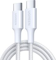 UGREEN TYPE-C TO TYPE-C CABLE L501 60W 3A 1M WHITE