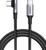 UGREEN TYPE-C TO TYPE-C CABLE US334 ANGLED 100W 5A 2M BLACK