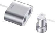 BASEUS CAR CHARGER HIGH EFFICIENCY 95W 2.1A 2 X USB-A - 2 X EXTENDER SILVER CRDYQ-0S