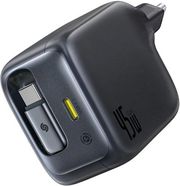 BASEUS WALL CHARGER ENERCORE CJ11 45W 3A 1 X TYPE-C WITH TYPE-C CABLE BLACK Z0004800