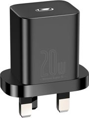 BASEUS WALL CHARGER SUPER SI UK 20W 3A 1 X TYPE-C BLACK