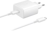 SAMSUNG WALL CHARGER EP-TA845 + EP-DA705BWE 45W 4.05A 1 X TYPE-C WITH TYPE-C CABLE WHITE