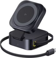 BASEUS WIRELESS CHARGER PICOGO 2IN1 67W 3.35A BLACK