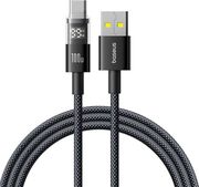 BASEUS DISPLAY 2 100W 5A USB-A TO TYPE-C CABLE 1M BLACK