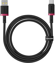 BASEUS DURA SERIES 60W 3A USB-A TO TYPE-C CABLE 2M RED