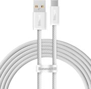 BASEUS DYNAMIC SERIES 100W 5A USB-A TO TYPE-C CABLE 2M WHITE