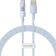 BASEUS GEM 100W 5A USB-A TO TYPE-C CABLE 1M BLUE