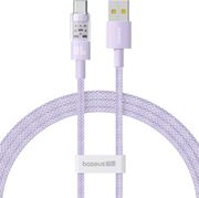 BASEUS GEM 100W 5A USB-A TO TYPE-C CABLE 1M PURPLE