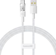 BASEUS GEM 100W 5A USB-A TO TYPE-C CABLE 1M WHITE