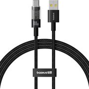 BASEUS GEM 100W 5A USB-A TO TYPE-C CABLE 2M BLACK