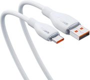 BASEUS PUDDING 100W 5A USB-A TO TYPE-C CABLE 1.2M WHITE