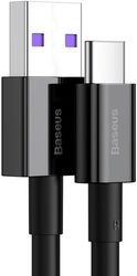 BASEUS SUPERIOR SERIES 66W 6A USB-A TO TYPE-C CABLE 2M BLACK