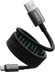 BASEUS TUNGSTEN GOLD 100W 5A USB-A TO TYPE-C CABLE 1M BLACK