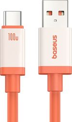BASEUS ZERO DEGREE SERIES 100W 6A USB-A TO TYPE-C CABLE 2M RED