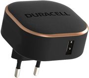 TRAVEL CHARGER DURACELL WITH OUTPUT USB A 12W 2.4A BLACK