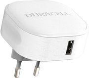 TRAVEL CHARGER DURACELL WITH OUTPUT USB A 12W 2.4A WHITE