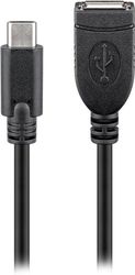 GOOBAY 55470 USB-C EXTENSION CABLE, BLACK