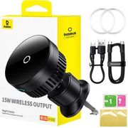 BASEUS ΜΑΓΝΗΤΙΚΗ ΒΑΣΗ/ΑΣΥΡΜΑΤΟΣ ΦΟΡΤΙΣΤΗΣ ΚΙΝΗΤΟΥ ΓΙΑ ΤΟ ΑΥΤΟΚΙΝΗΤΟ MAGPRO 15W (ΜΑΥΡΟ)