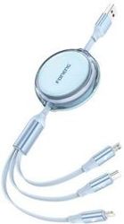 RETRACTABLE CABLE X113 1.1M BLUE