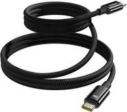 BASEUS TUNGSTEN GOLD CHARGING CABLE USB-C TO USB-C 100W 1M (BLACK)