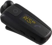 NSP BN222 ΠΤΥΣΣΟΜΕΝΟ BLUETOOTH HANDSFREE V6.0 ΜΕ ΔΟΝΗΣΗ &amp; ANTI-LOST ΣΥΝΔΕΣΗ 2 ΣΥΣΚΕΥΩΝ ΜΑΥΡΟ