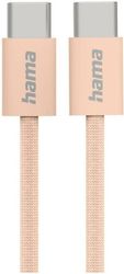 CABLE HAMA-201727 USB C M TO USB C M 1M ORANGE