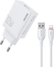 CHARGER WK WP-U76, WITH LIGHTNING CABLE WHITE