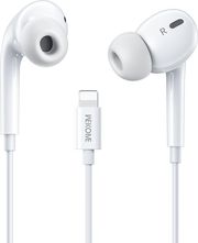 EARPHONE LIGHTNING WK YB10 PLUG &amp; PLAY WHITE