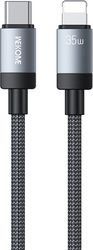 CHARGING CABLE WK WDC-99 USB-C TO LIGHTNING PD 35W 1M ΒLACK