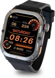 AGM LEGION 3 RUGGED SMARTWATCH AMOLED 1.95 ΜΕ 5ATM/IP68 50M BLUETOOTH ΚΛΗΣΕΙΣ &amp; ΦΑΚΟ LED 500MAH