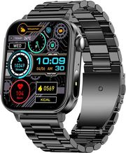 COLMI SMARTWATCH P80 1.83 IPS WITH HEART RATE BLACK - METAL STRAP