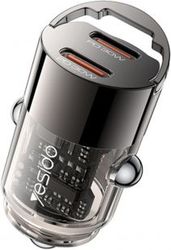 YESIDO Y69 CAR CHARGER 30W 3A 2 X USB-C BLACK