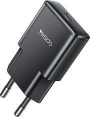 YESIDO YC74 30W 3A WALL CHARGER 1 X USB-C BLACK