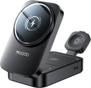 YESIDO DS27 3IN1 15W 1.67A WIRELESS CHARGER BLACK