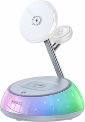 YESIDO DS31 3IN1 15W 1.67A WIRELESS CHARGER WHITE
