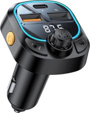 YESIDO Y70 FM TRANSMITTER AND CAR CHARGER BLACK