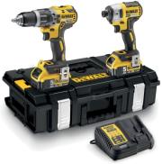 ΣΕΤ ΔΡΑΠΑΝΟΚΑΤΣΑΒΙΔΟ+ΠΑΛΜΙΚΟ ΚΑΤΣΑΒΙΔΙ DEWALT 18V LI-ION 2X 5AH BRUSHLESS DCK266P2