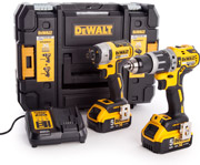DEWALT ΣΕΤ ΔΡΑΠΑΝΟΚΑΤΣΑΒΙΔΟ+ΠΑΛΜΙΚΟ ΚΑΤΣΑΒΙΔΙ DEWALT 18V LI-ION 2X 5AH BRUSHLESS DCK266P2T