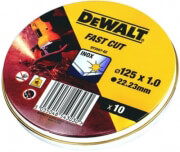 ΔΙΣΚΟΙ ΚΟΠΗΣ INOX 10 ΤΕΜ DEWALT 125MM DT3507
