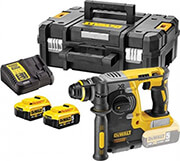 DEWALT ΠΙΣΤΟΛΕΤΟ ΜΠΑΤΑΡΙΑΣ DEWALT 18V 2X 5AH LI-ION SDS PLUS 2.1J 26MM DCH273P2T