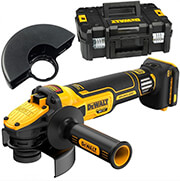 ΓΩΝΙΑΚΟΣ ΤΡΟΧΟΣ ΜΠΑΤΑΡΙΑΣ DEWALT 18V SOLO 125MM ΒΑΛΙΤΣΑ DCG409VSNT
