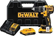 ΔΡΑΠΑΝΟΚΑΤΣΑΒΙΔΟ ΜΠΑΤΑΡΙΑΣ DEWALT 18V 2X2AH BRUSHLESS DCD791D2