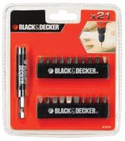 BLACK N DECKER ΣΕΤ ΕΞΑΡΤΗΜΑΤΩΝ BLACK &amp; DECKER 21 ΤΕΜ ΜΕ ΜΥΤΕΣ + ΜΑΓΝΗΤΙΚΟ ΑΝΤΑΠΤΟΡΑ A7074