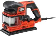 ΠΑΛΜΙΚΟ ΗΛΕΚΤΡΙΚΟ ΤΡΙΒΕΙΟ BLACK & DECKER DUO SAND 270WATT 1/3 ΦΥΛΛΟΥ ΜΕ ΔΟΧΕΙΟ ΣΥΓΚΡΑΤΗΣΗΣ ΣΚΟΝΗΣ