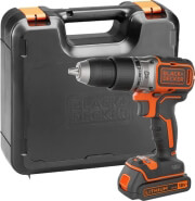 BLACK N DECKER ΔΡΑΠΑΝΟΚΑΤΣΑΒΙΔΟ ΚΡΟΥΣΤΙΚΟ ΜΠΑΤΑΡΙΑΣ BLACK &amp; DECKER 13MM 2 ΤΑΧ 18V LI-ION 1.5ΑΗ BRUSHLESS BL188K