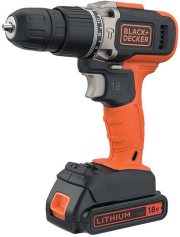 BLACK N DECKER ΔΡΑΠΑΝΟΚΑΤΣΑΒΙΔΟ ΚΡΟΥΣΤΙΚΟ ΜΠΑΤΑΡΙΑΣ BLACK &amp; DECKER 10MM 18V LI-ION 1.5AH BCD003C1-QW