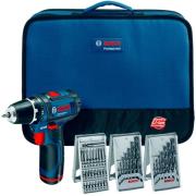 BOSCH ΔΡΑΠΑΝΟΚΑΤΣΑΒΙΔΟ ΜΠΑΤΑΡΙΑΣ BOSCH PRO GSR 12V-15 4AH+2AH LI-ION + 39 ΑΞΕΣΟΥΑΡ + ΤΣΑΝΤΑ 0615990G6L