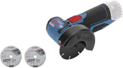 BOSCH ΓΩΝΙΑΚΟΣ ΤΡΟΧΟΣ ΜΠΑΤΑΡΙΑΣ BOSCH PRO GWS 12V-76 EC BRUSHLESS LI-ION SOLO 06019F2000