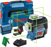 BOSCH ΓΡΑΜΜΙΚΟ LASER BOSCH PRO GLL 3-80 CG 2AH LI-ION ΠΡΑΣΙΝΗΣ ΓΡΑΜΜΗΣ L-BOXX 0601063T00