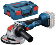 BOSCH ΓΩΝΙΑΚΟΣ ΤΡΟΧΟΣ ΜΠΑΤΑΡΙΑΣ BOSCH PRO GWX 18V-10 SOLO X-LOCK L-BOXX 06017B0101